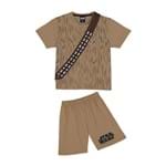 Pijama Disney Km Star Wars M C (Infantil) Tamanho: 08 | Cor: Camelo