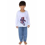 Pijama Infantil Manga Longa Masculino Estampado Skate