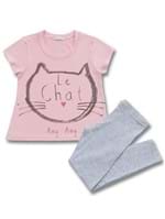 Pijama Infantil Petit Chat Rosa 04