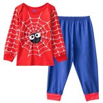 Pijama Longo Bebê - Super Herói Aranha