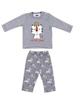 Pijama Longo Flik Infantil para Bebê Menino - Cinza