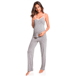 Pijama Longo Malha Lisboa Maternidade