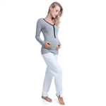 Pijama Longo Malha Maternidade Paraty