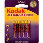 Pilha Xtralife Alkaline Batteries Aaa Kodak
