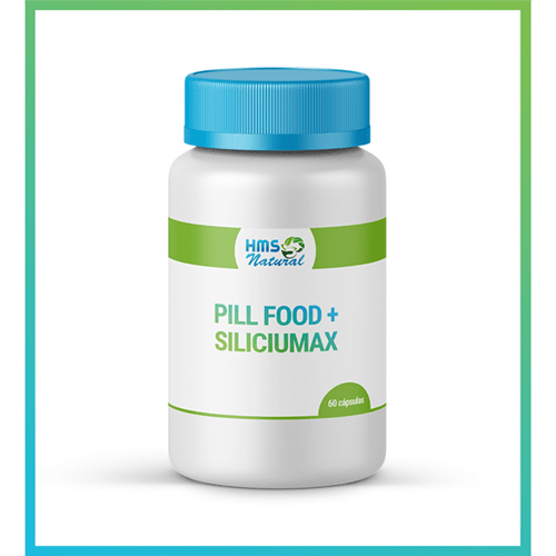 Pill Food + Siliciumax Cápsulas Livre de Alergênicos 60cápsulas