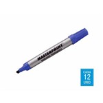 Pincel Marcador Permanente Azul - Caixa C/ 12 Unidades - MP615
