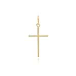 Pingente Cruz Ouro Amarelo 18K - Religioso