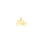 Pingente em Ouro 18K Bicicleta com Zircônias - AU5692