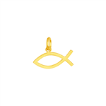 Pingente em Ouro 18K Peixe Ichthys - AU5932