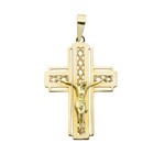 Pingente Ouro 18k Crucifixo Vazado