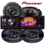 Pioneer - Dvd Player Dvh-7880av + Par Falante Ts-1760br 6'' + Par Falante Ts-6960br 6x9''