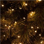 Pisca 100 Lâmpadas LED Branco Quente Fio Verde 220V - Orb Christmas