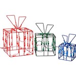 Pisca Caixinhas Tridimensionais, 100 Lâmpadas Nas Cores Vermelha, Verde e Azul - Christmas Traditions