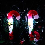 Pisca Musical 10 Lâmpadas LED em Forma de Bengala - Christmas Traditions
