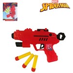 Pistola Lanca Dardo Espuma com 3 Dardos Homem Aranha Spider Man na Cartela