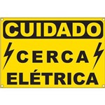 Placa de Alerta para Cerca Elétrica