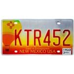 Placa de Carro de Metal Importada Ktr452 New Mexico