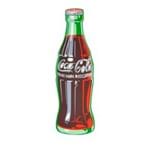 Placa de Madeira Contour Bottle Sing Colorido Coca-Cola
