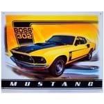 Placa de Metal Mustang