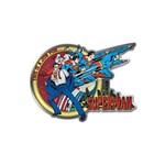 Placa de Metal Recortada Superman Transformação - Dc Comics