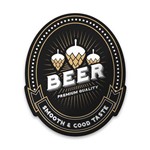 Placa Decorativa - Beer - Vintro Decor - 40x49cm