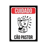 Placa Decorativa - Cão Pastor - Legião Nerd