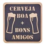 Placa Decorativa Cerveja Boa Forgerini Preto