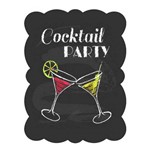 Placa Decorativa Cocktail Party