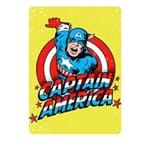 Placa Decorativa em MDF Capitao America Marvel