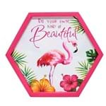 Placa Decorativa em MDF Flamingo Flamingo