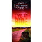 Placa Decorativa em MDF - Live To Ride