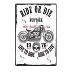 Placa Decorativa em MDF Ride Of Die