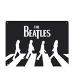 Placa Decorativa em MDF The Beatles Caminhada Ilustracao
