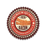 Placa Decorativa -Fresh Bacon - Vintro Decor - 31x31cm