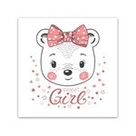 Placa Decorativa - Gatinha Girl - Vinto Decor - 20x20cm
