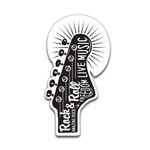 Placa Decorativa- Guitarra - Vintro Decor - 28x52cm