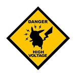 Placa Decorativa - High Voltage - Legião Nerd