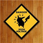 Placa Decorativa - High Voltage