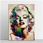 Placa Decorativa Marilyn Monroe Cores 30x40cm