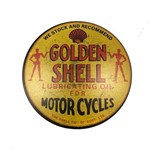 Placa Decorativa Mdf 35x35 Personalizado Golden Shell Motor