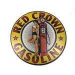 Placa Decorativa Mdf 35x35 Personalizado Red Crown Gasoline