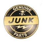Placa Decorativa Mdf 35x35cm Personalizado Genuine Junk Parts