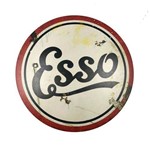 Placa Decorativa Mdf 35x35cm Personalizado Logo Esso Vintage