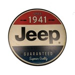 Placa Decorativa Mdf 35x35cm Personalizado Logo Jeep 1941