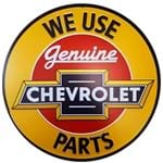 Placa Decorativa Mdf Chevrolet Genuine Parts