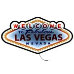 Placa Decorativa Mdf com Led Las Vegas Tradicional