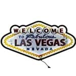 Placa Decorativa Mdf com Led Las Vegas
