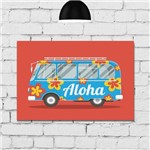 Placa Decorativa Mdf Kombi Aloha