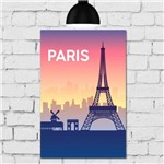 Placa Decorativa MDF Paris