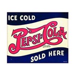 Placa Decorativa Mdf - Pepsi Ice Cold Here- 18x22 Cm